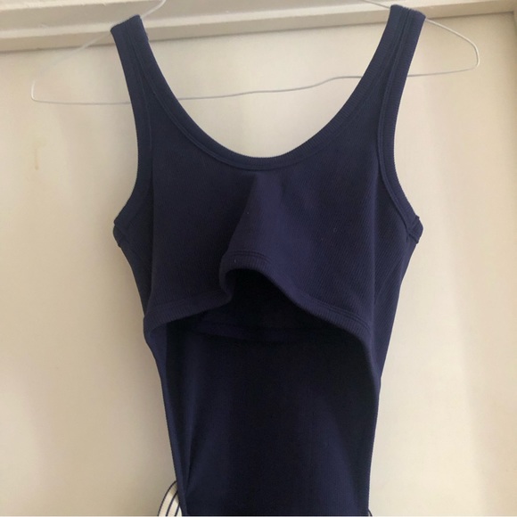 ❤️Offline By Aerie Ribbed Cut Out Romper Dress Tennis Skort Dress Swimsuit M - Picture 7 of 9